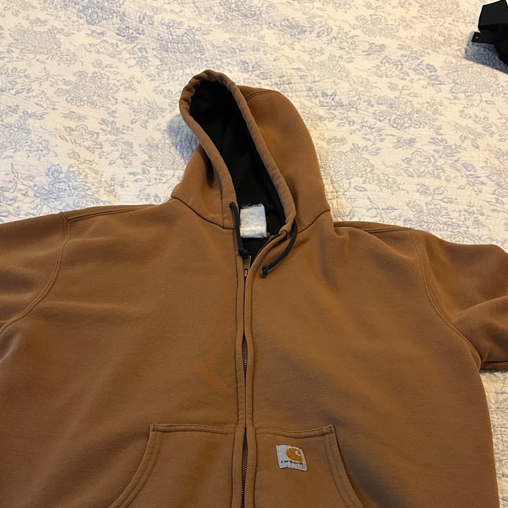 Carhartt Tan Hooded Sweatshirt